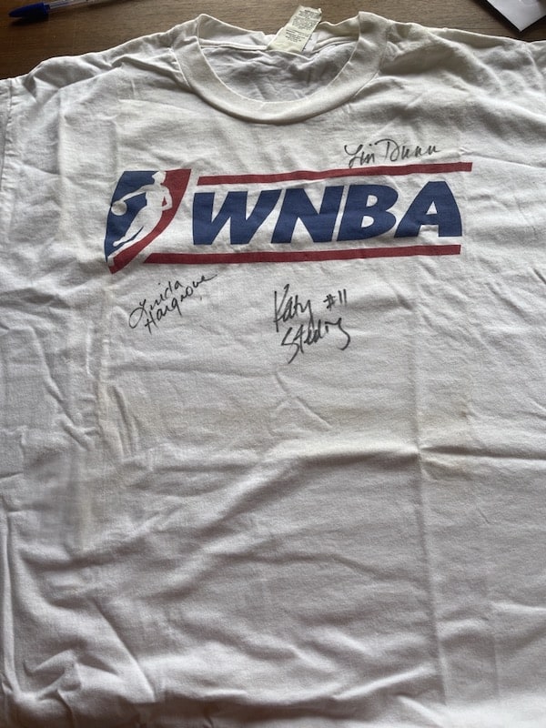 WNBA T-shirt for sale on Ebay