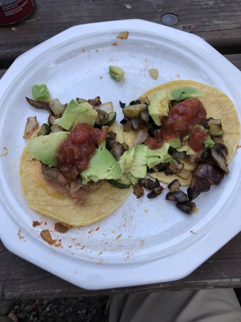 Tacos are one of the best foods to take RV camping